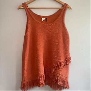 anthropologie knitted tank size medium